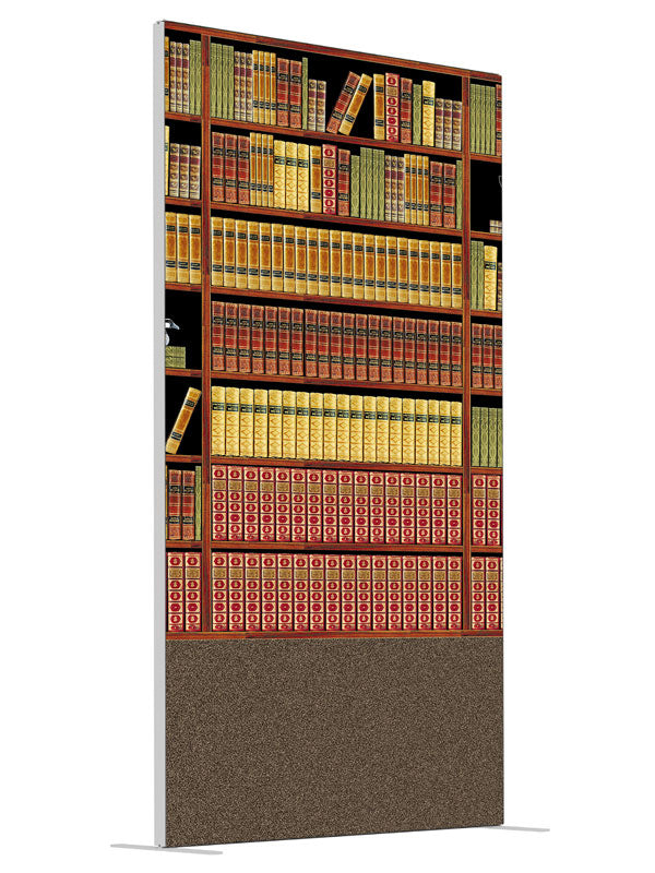 Executive Bookcase angled view 4ft - Denny StudioEdge SECP-0100
