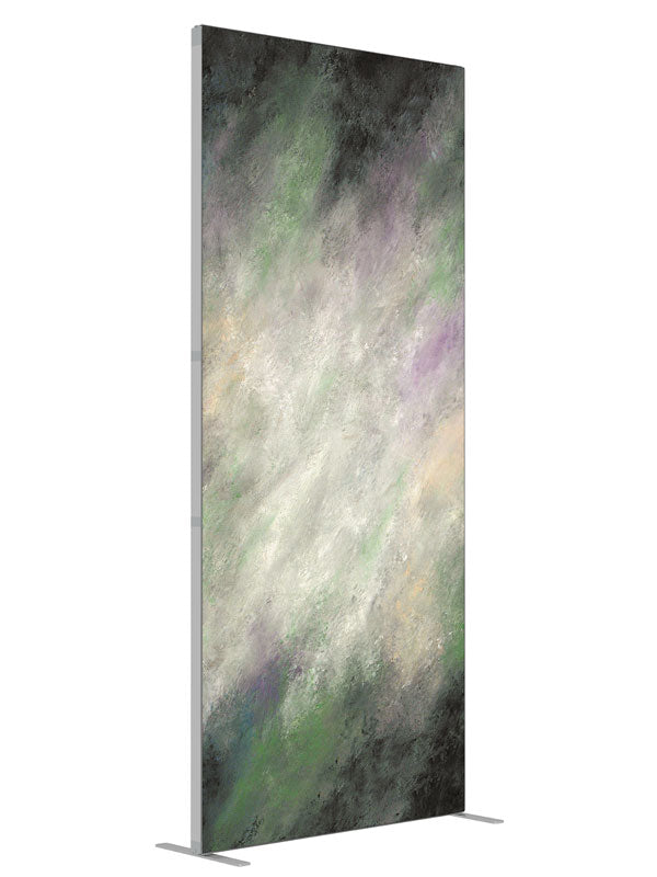 Fantalize shown at an angled view, photography backdrop panel for Denny StudioEdge silicone edge frame, 3 ft