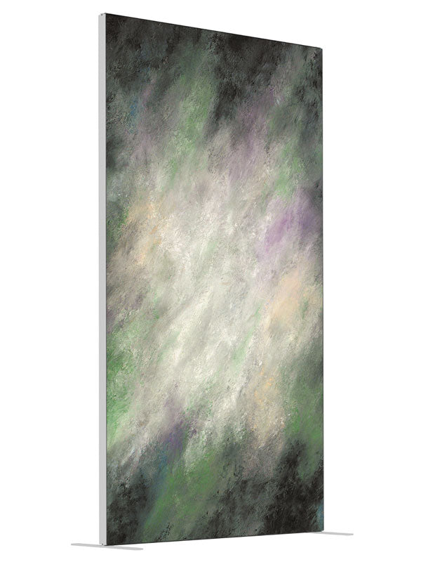 Fantalize shown at an angled view, photography backdrop panel for Denny StudioEdge silicone edge frame, 4 ft