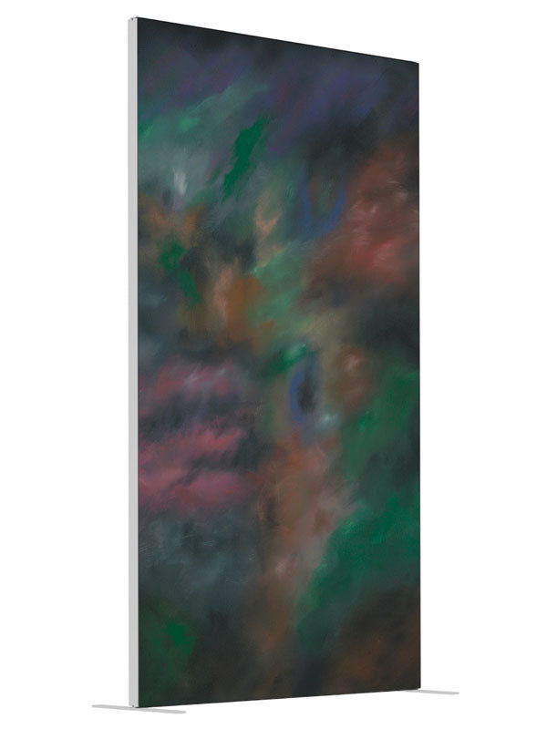 Fantasy Impressions shown at an angled view, photography backdrop panel for Denny StudioEdge silicone edge frame, 4 ft