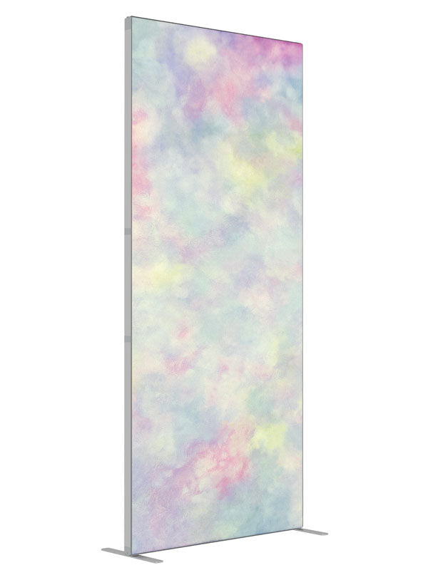 Fauve shown at an angled view, photography backdrop panel for Denny StudioEdge silicone edge frame, 3 ft