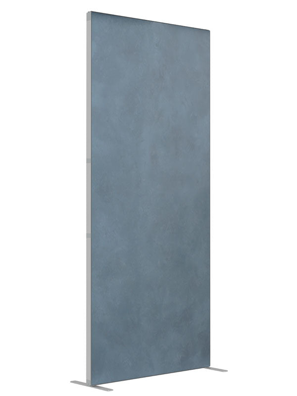 Fiord and Light Grey Blue Slate shown at an angled view, photography backdrop panel for Denny StudioEdge silicone edge frame, 3 ft