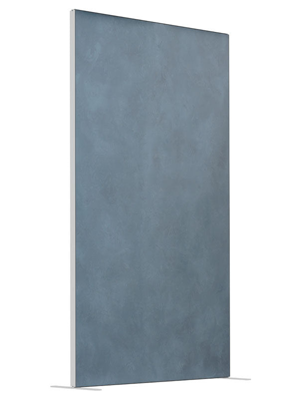 Fiord and Light Grey Blue Slate shown at an angled view, photography backdrop panel for Denny StudioEdge silicone edge frame, 4 ft
