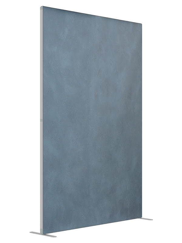 Fiord and Light Grey Blue Slate shown at an angled view, photography backdrop panel for Denny StudioEdge silicone edge frame, 5 ft