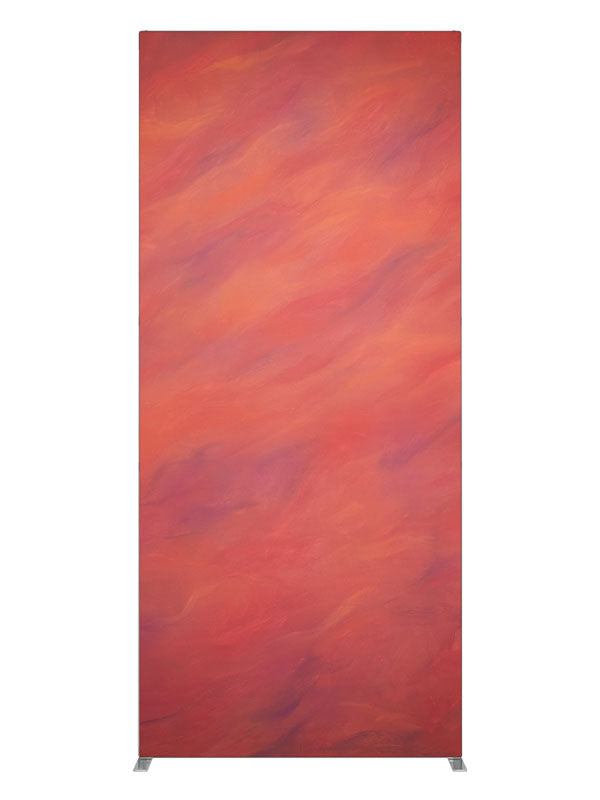Fire Red Orange, photography backdrop panel for Denny StudioEdge silicone edge frame, 3 ft