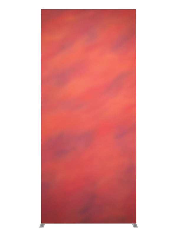 Fire Red Soft, photography backdrop panel for Denny StudioEdge silicone edge frame, 3 ft