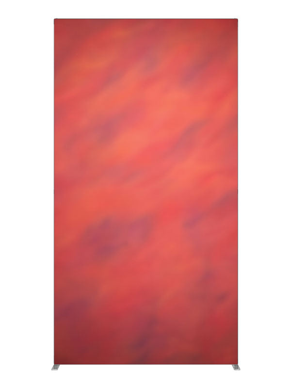 Fire Red Soft, photography backdrop panel for Denny StudioEdge silicone edge frame, 4 ft