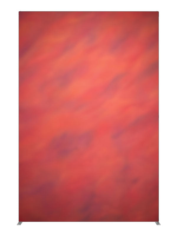 Fire Red Soft, photography backdrop panel for Denny StudioEdge silicone edge frame, 5 ft