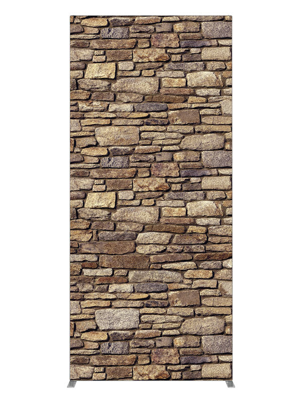 Flat Stone Wall, photography backdrop panel for Denny StudioEdge silicone edge frame, 3 ft