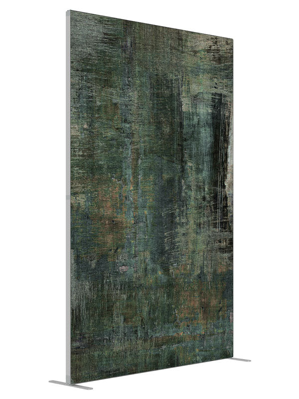Forest shown at an angled view, photography backdrop panel for Denny StudioEdge silicone edge frame, 5 ft