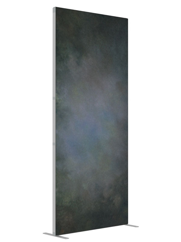 Forest Shadow shown at an angled view, photography backdrop panel for Denny StudioEdge silicone edge frame, 3 ft