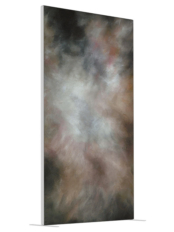 Forest Top shown at an angled view, photography backdrop panel for Denny StudioEdge silicone edge frame, 4 ft