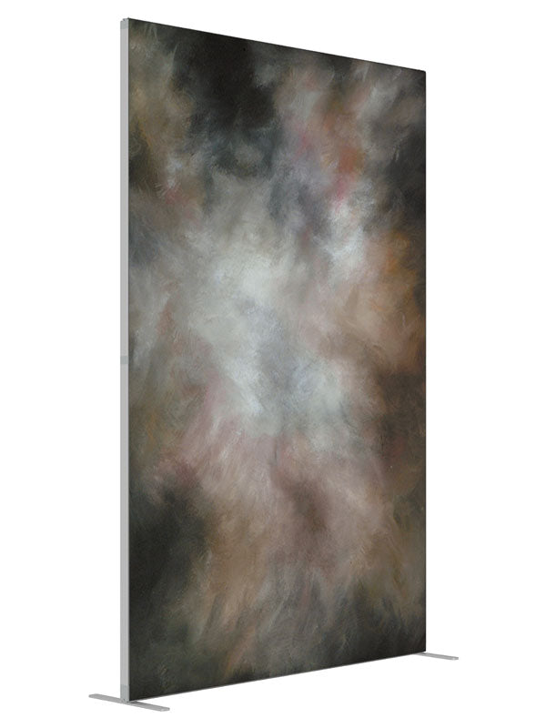Forest Top shown at an angled view, photography backdrop panel for Denny StudioEdge silicone edge frame, 5 ft
