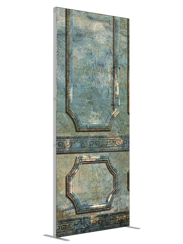 Forgotten Vintage Panel shown at an angled view, photography backdrop panel for Denny StudioEdge silicone edge frame, 3 ft