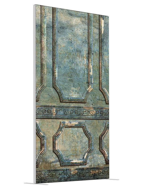 Forgotten Vintage Panel shown at an angled view, photography backdrop panel for Denny StudioEdge silicone edge frame, 4 ft