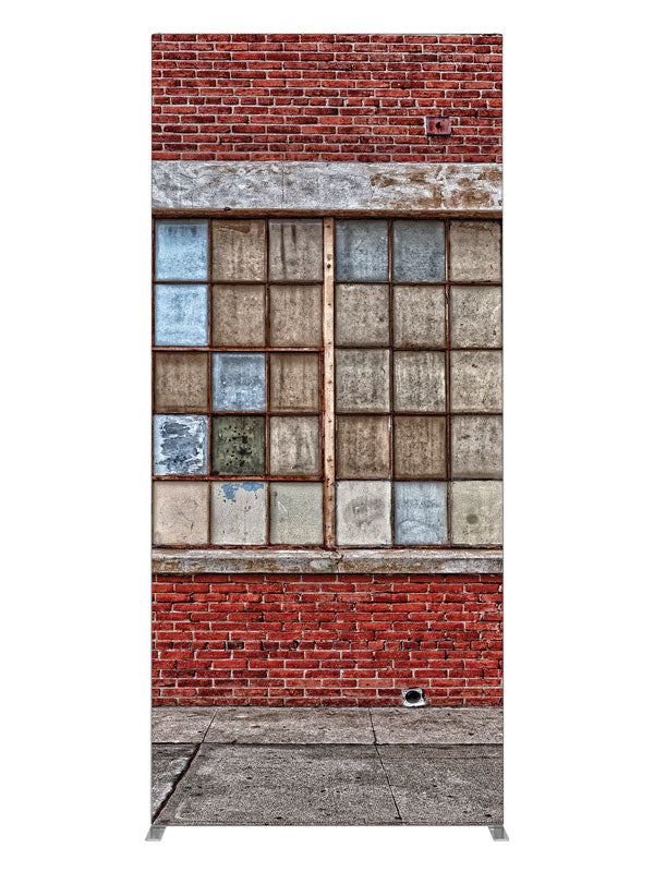 Foundry Brick, photography backdrop panel for Denny StudioEdge silicone edge frame, 3 ft