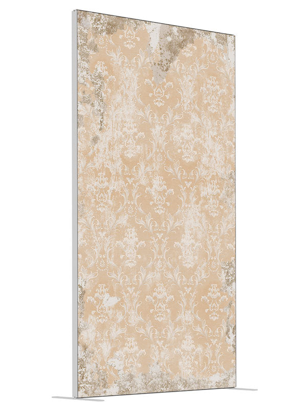 French Antique Ivory shown at an angled view, photography backdrop panel for Denny StudioEdge silicone edge frame, 4 ft