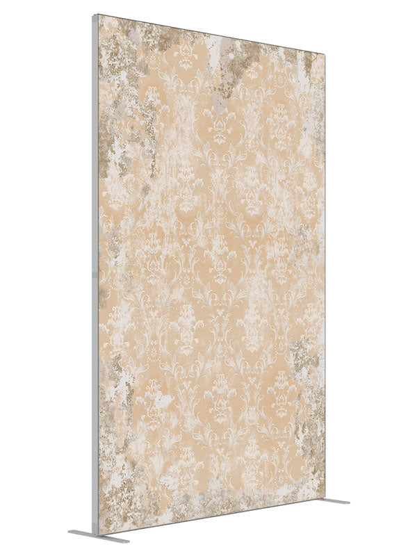 French Antique Ivory shown at an angled view, photography backdrop panel for Denny StudioEdge silicone edge frame, 5 ft