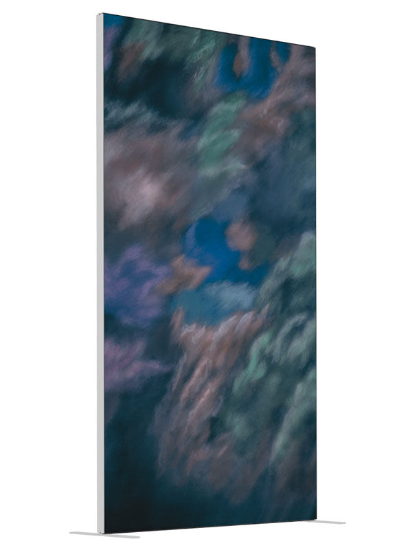 French Palette shown at an angled view, photography backdrop panel for Denny StudioEdge silicone edge frame, 4 ft