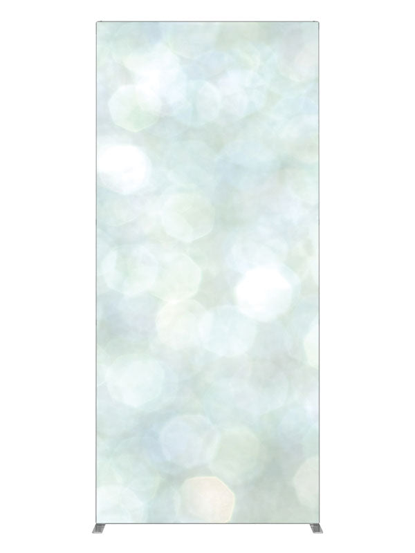 Frozen Blue Bokeh, photography backdrop panel for Denny StudioEdge silicone edge frame, 3 ft