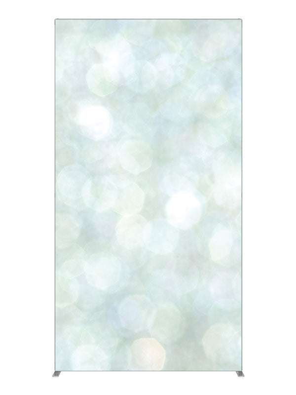 Frozen Blue Bokeh, photography backdrop panel for Denny StudioEdge silicone edge frame, 4 ft