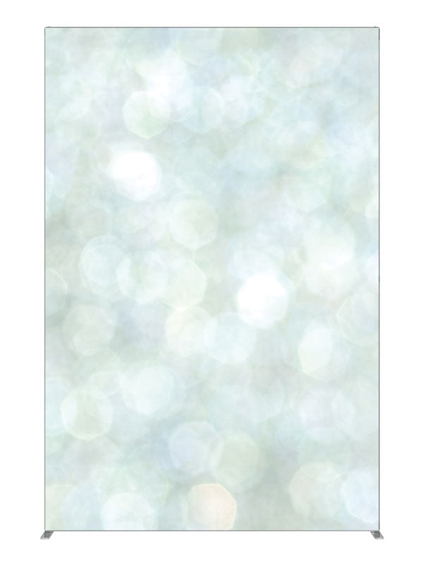 Frozen Blue Bokeh, photography backdrop panel for Denny StudioEdge silicone edge frame, 5 ft