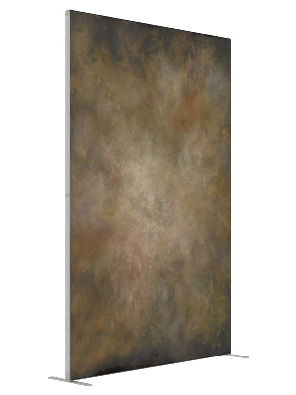 Fulvous shown at an angled view, photography backdrop panel for Denny StudioEdge silicone edge frame, 5 ft