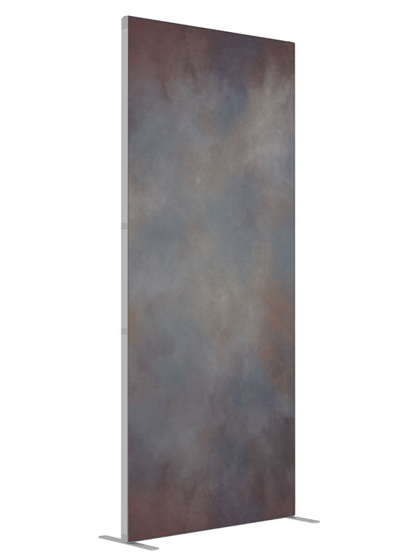 Galaxy shown at an angled view, photography backdrop panel for Denny StudioEdge silicone edge frame, 3 ft