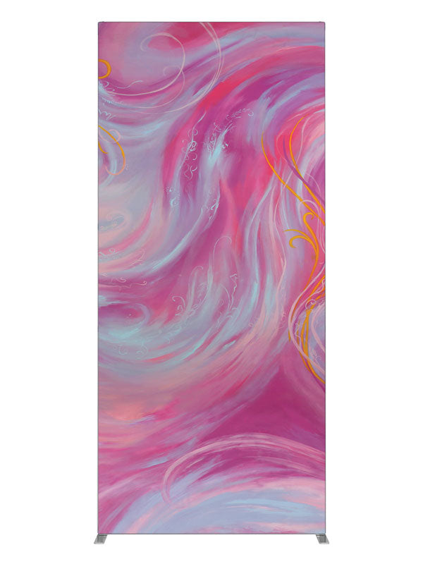 Gift Wrap Soft Marble Abstract, photography backdrop panel for Denny StudioEdge silicone edge frame, 3 ft