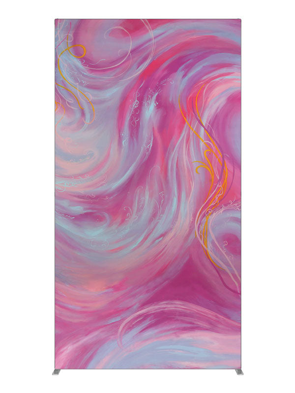 Gift Wrap Soft Marble Abstract, photography backdrop panel for Denny StudioEdge silicone edge frame, 4 ft