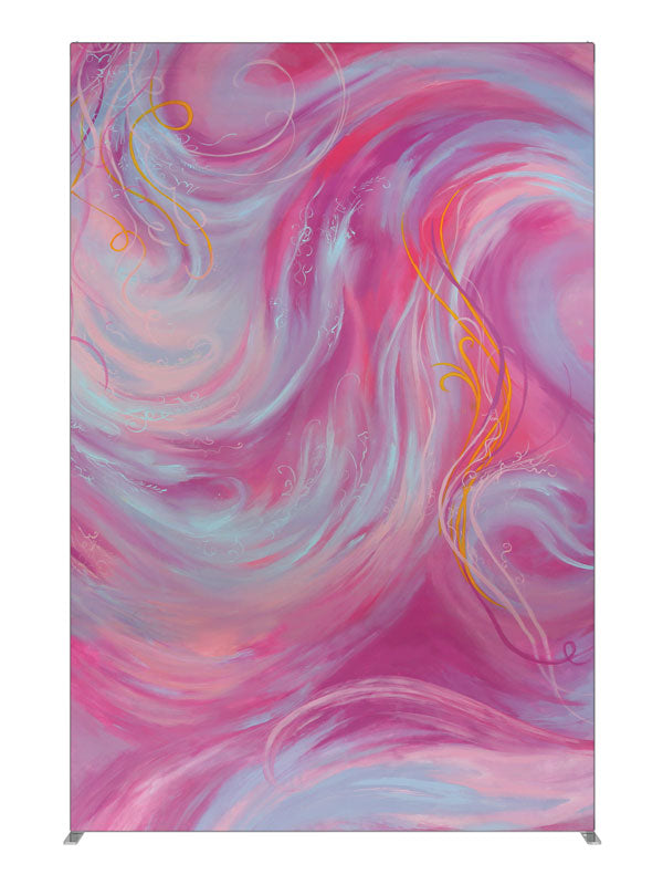 Gift Wrap Soft Marble Abstract, photography backdrop panel for Denny StudioEdge silicone edge frame, 5 ft