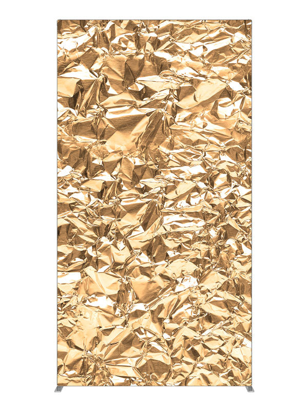Gold Foil, photography backdrop panel for Denny StudioEdge silicone edge frame, 4 ft