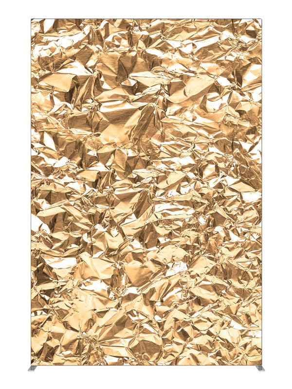 Gold Foil, photography backdrop panel for Denny StudioEdge silicone edge frame, 5 ft