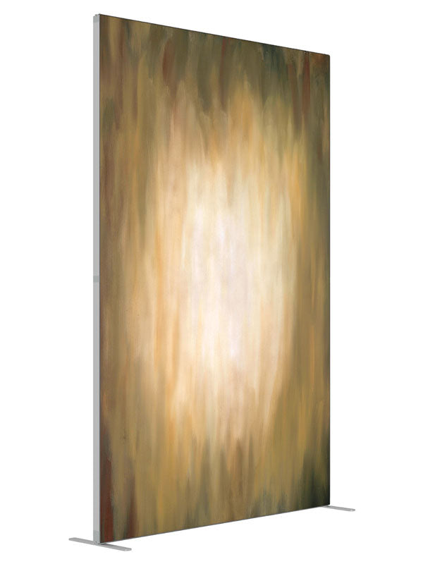 Gold Streak shown at an angled view, photography backdrop panel for Denny StudioEdge silicone edge frame, 5 ft