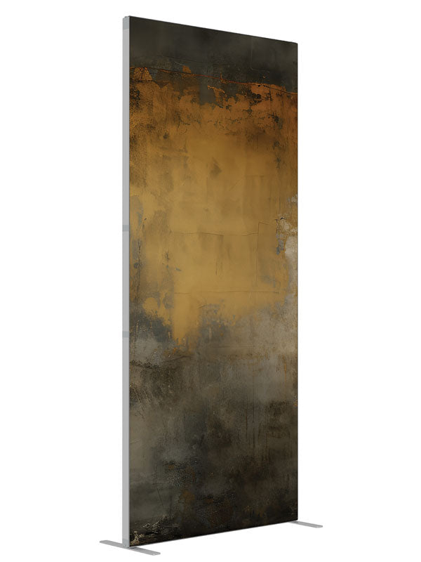 Gold Taupe Texture shown at an angled view, photography backdrop panel for Denny StudioEdge silicone edge frame, 3 ft