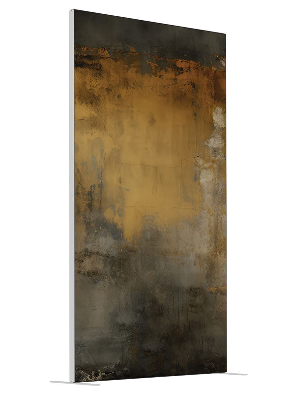 Gold Taupe Texture shown at an angled view, photography backdrop panel for Denny StudioEdge silicone edge frame, 4 ft