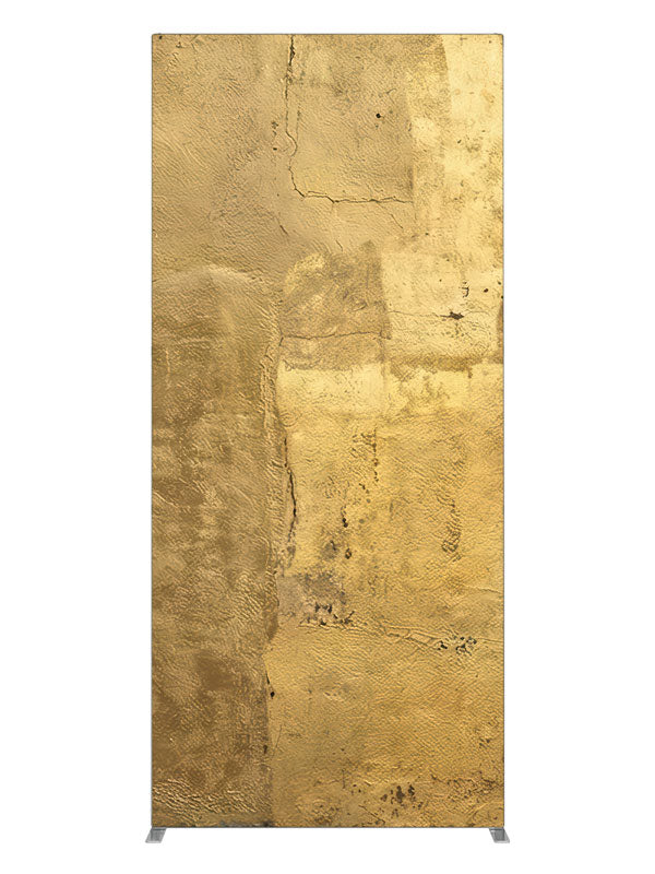 Gold Textured Plaster Wall, photography backdrop panel for Denny StudioEdge silicone edge frame, 3 ft