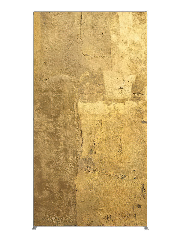 Gold Textured Plaster Wall, photography backdrop panel for Denny StudioEdge silicone edge frame, 4 ft
