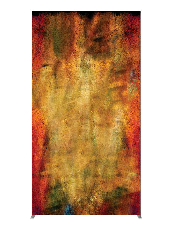 Golden amber grunge texture, photography backdrop panel for Denny StudioEdge silicone edge frame, 4 ft
