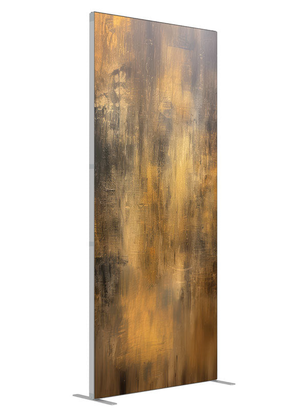 Golden Ember shown at an angled view, photography backdrop panel for Denny StudioEdge silicone edge frame, 3 ft