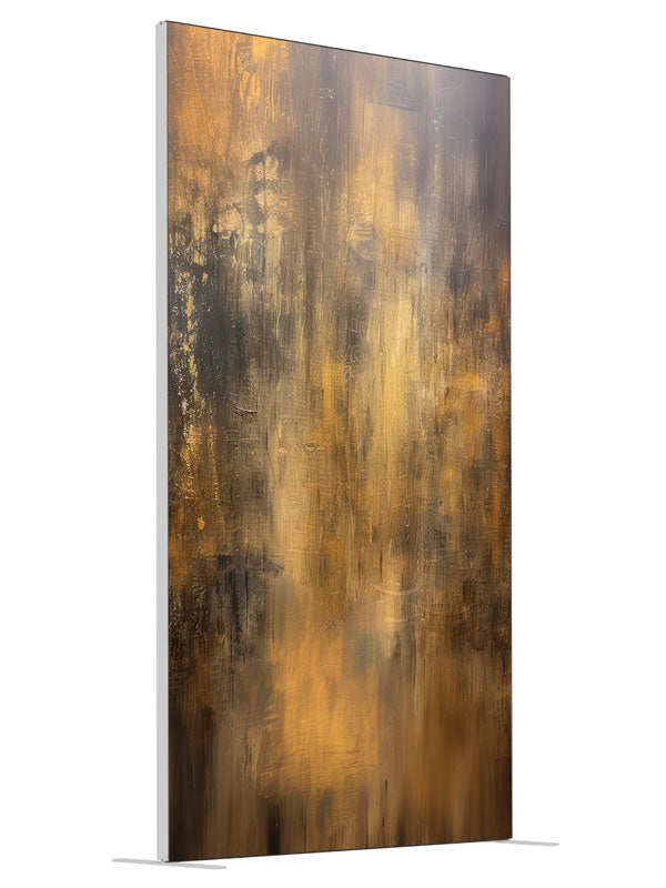 Golden Ember shown at an angled view, photography backdrop panel for Denny StudioEdge silicone edge frame, 4 ft