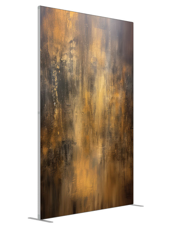 Golden Ember shown at an angled view, photography backdrop panel for Denny StudioEdge silicone edge frame, 5 ft
