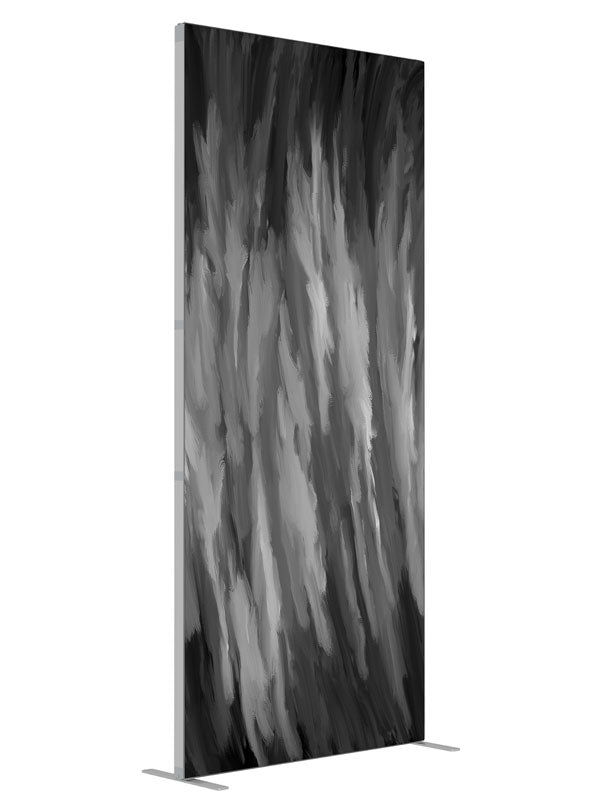 Gradation shown at an angled view, photography backdrop panel for Denny StudioEdge silicone edge frame, 3 ft