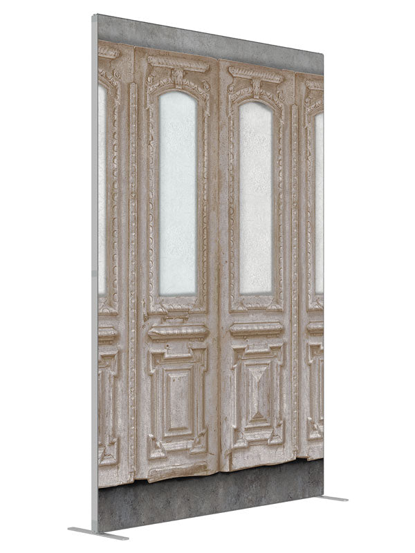 Grand Hall shown at an angled view, photography backdrop panel for Denny StudioEdge silicone edge frame, 5 ft