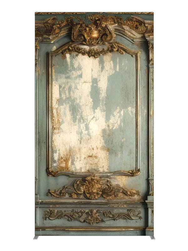 Grand Memories Vintage Ornate Wall, photography backdrop panel for Denny StudioEdge silicone edge frame, 4 ft