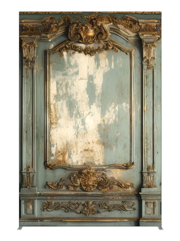 Grand Memories Vintage Ornate Wall, photography backdrop panel for Denny StudioEdge silicone edge frame, 5 ft