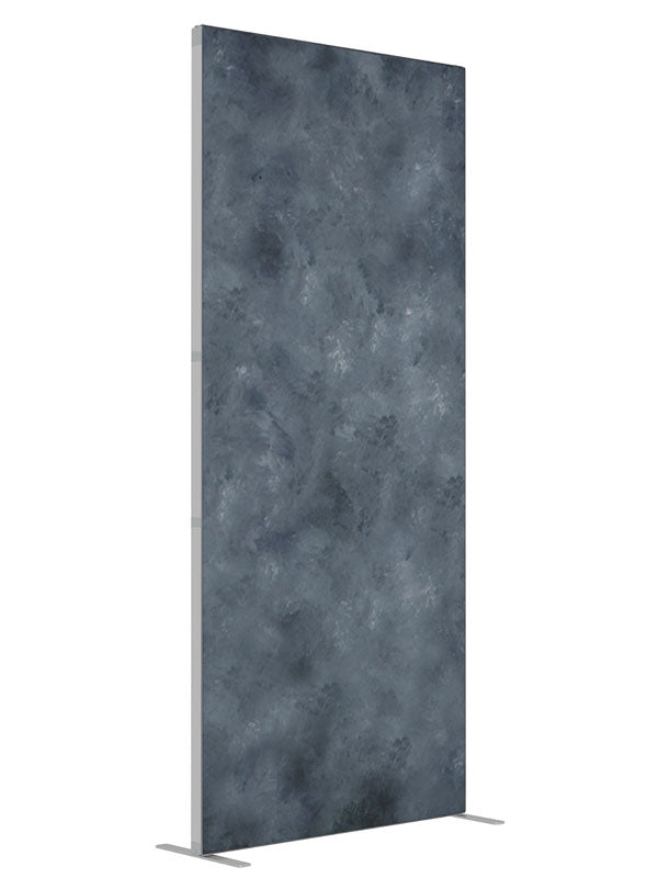 Granite Gray shown at an angled view, photography backdrop panel for Denny StudioEdge silicone edge frame, 3 ft