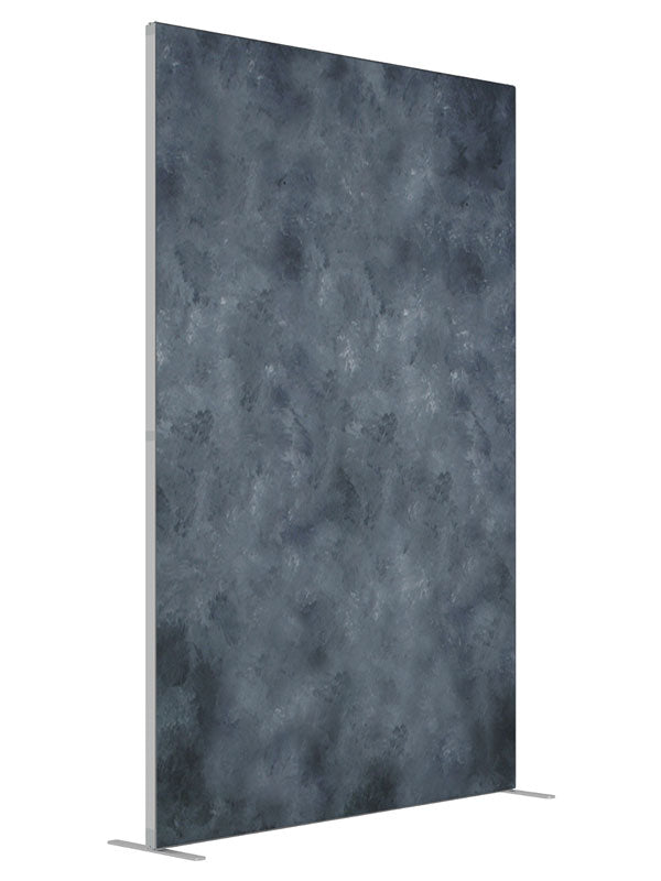 Granite Gray shown at an angled view, photography backdrop panel for Denny StudioEdge silicone edge frame, 5 ft