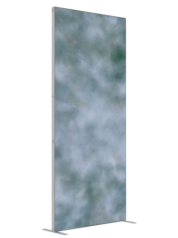 Granite Matte shown at an angled view, photography backdrop panel for Denny StudioEdge silicone edge frame, 3 ft