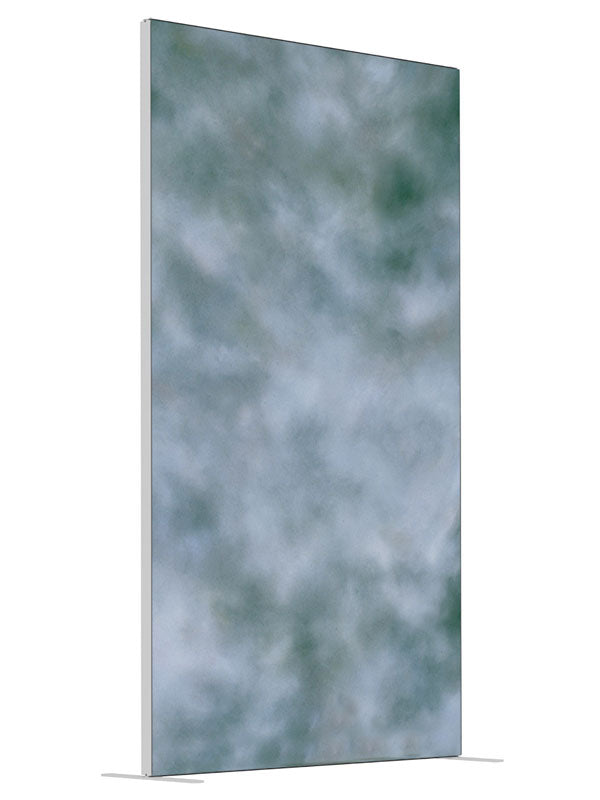 Granite Matte shown at an angled view, photography backdrop panel for Denny StudioEdge silicone edge frame, 4 ft